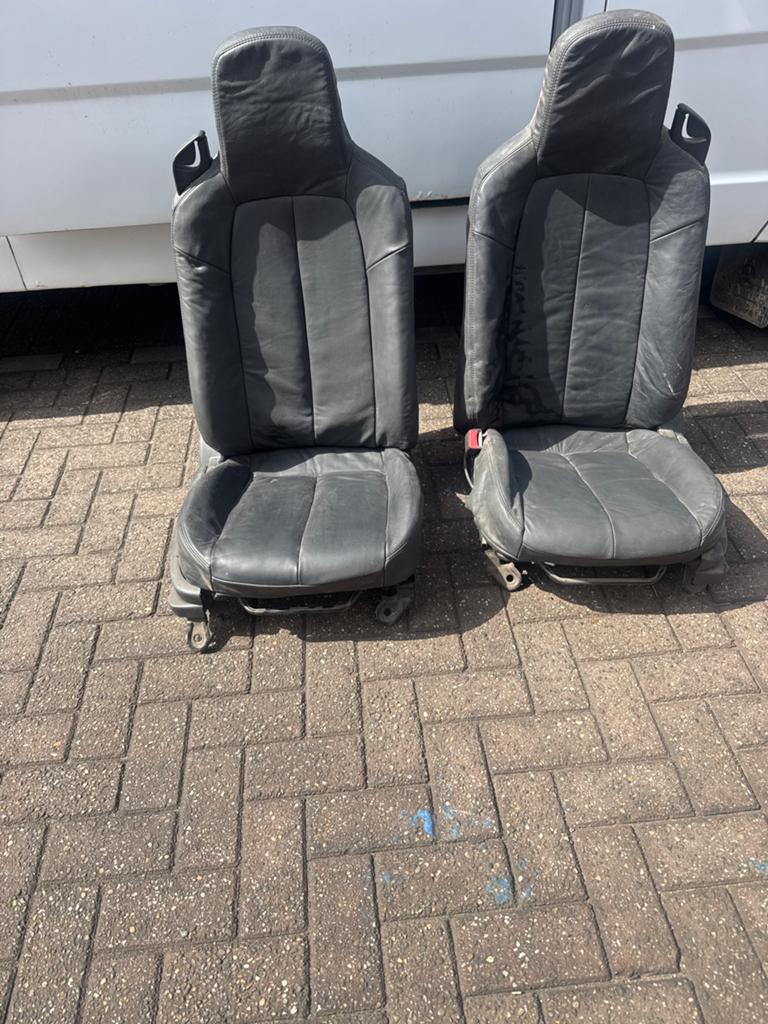 Mazda mx Set van 2 zwarte lederen autostoelen, Auto-onderdelen, Interieur en Bekleding, Ophalen of Verzenden, Gebruikt