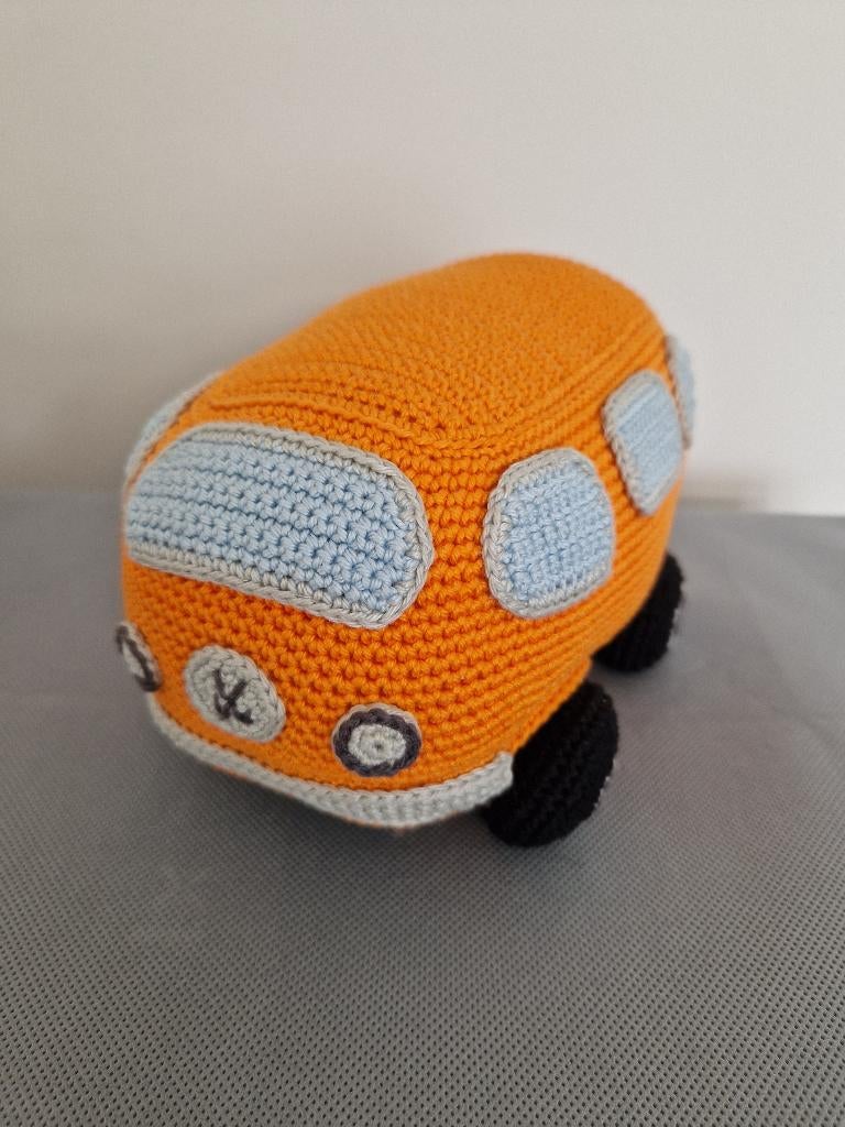 Gehaakte knuffel vw bus NIEUW, Ophalen, Nieuw, Overige typen, Handgemaakt