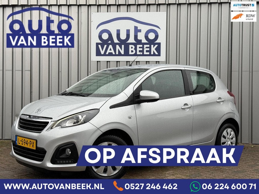 Peugeot 108 1.0 e-VTi Active|Airco|Bleutooth|BTW, Auto's, Peugeot, Stof, 4 stoelen, Origineel Nederlands, Bedrijf