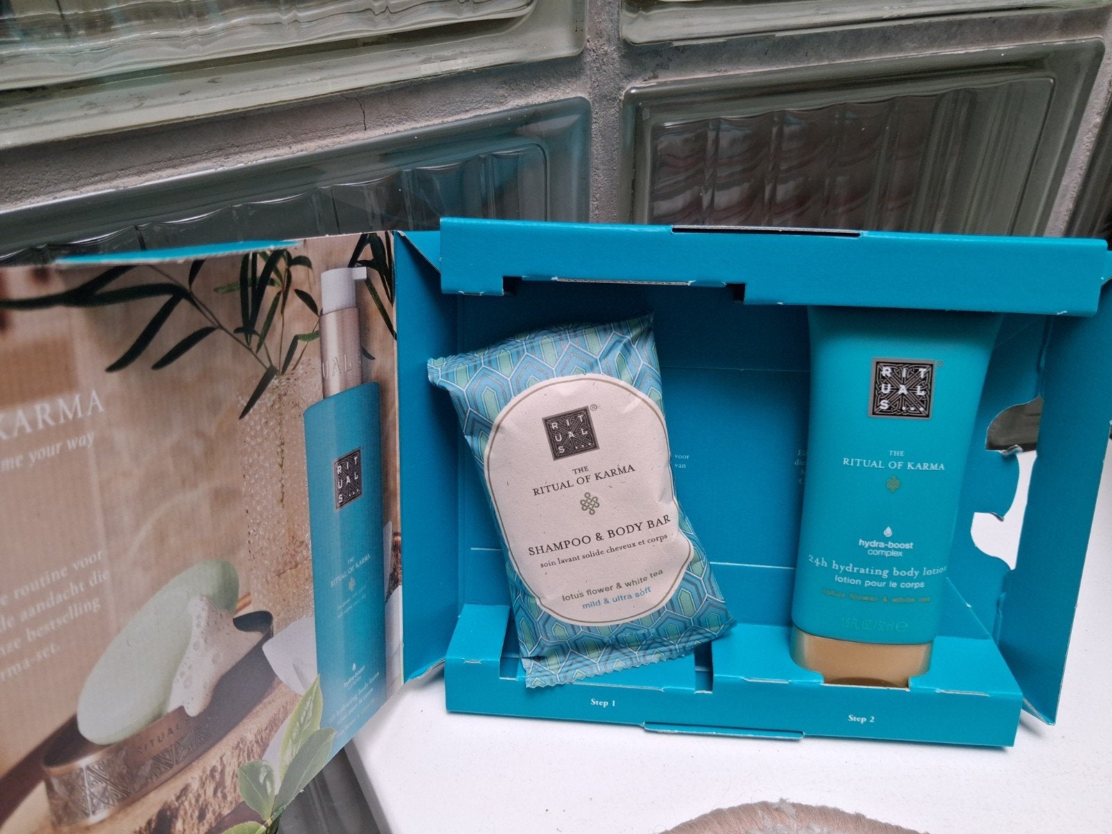 Rituals Karma shampoo/body bar en bodylotion nieuw!, Ophalen of Verzenden, Nieuw, Bad & Douche
