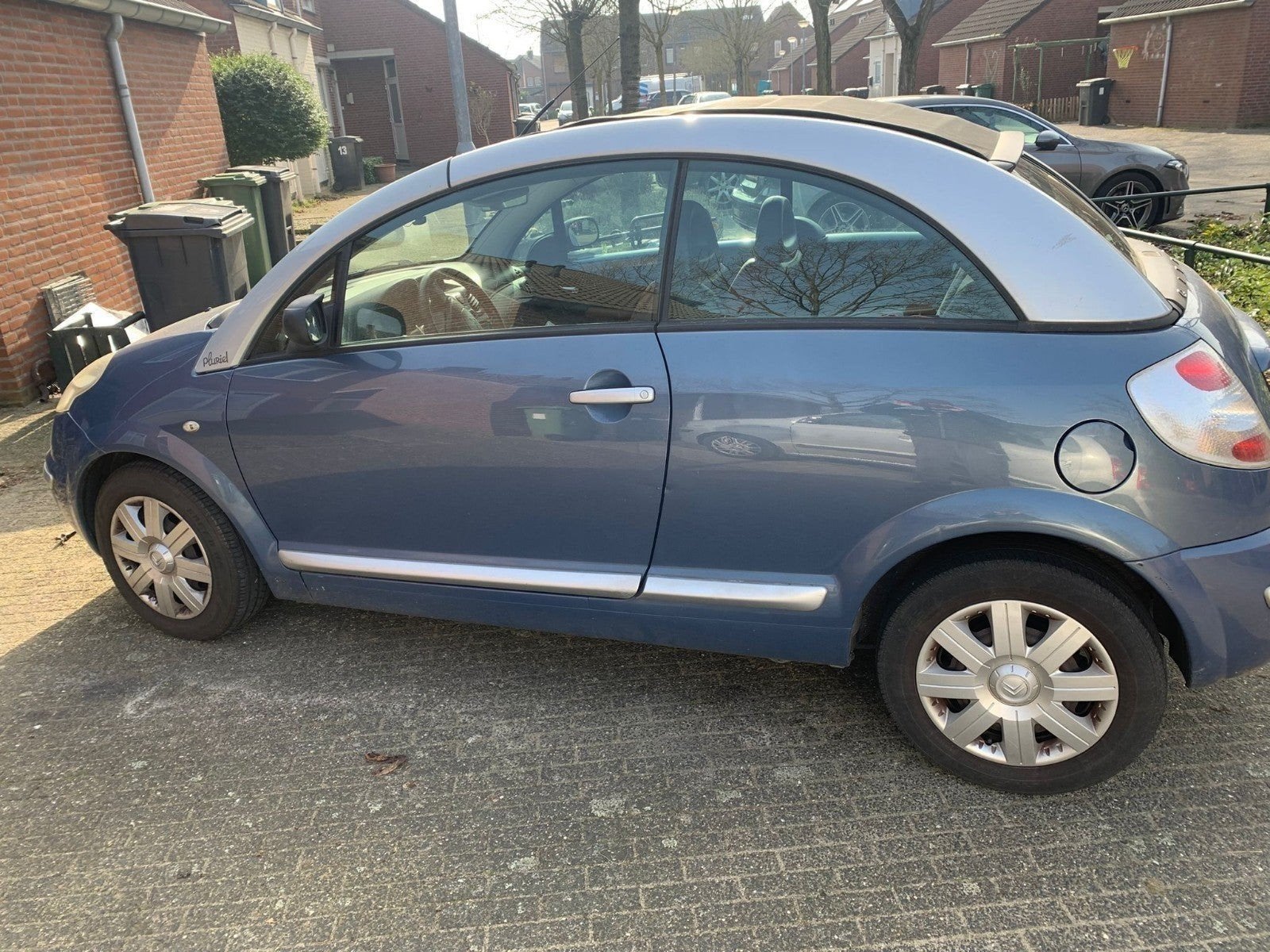 Citroën C3 1.6 I 16V Pluriel Sensodrive 2006 Blauw, Auto's, Citroën, 15 km/l, Zwart, 4 cilinders, Cabriolet