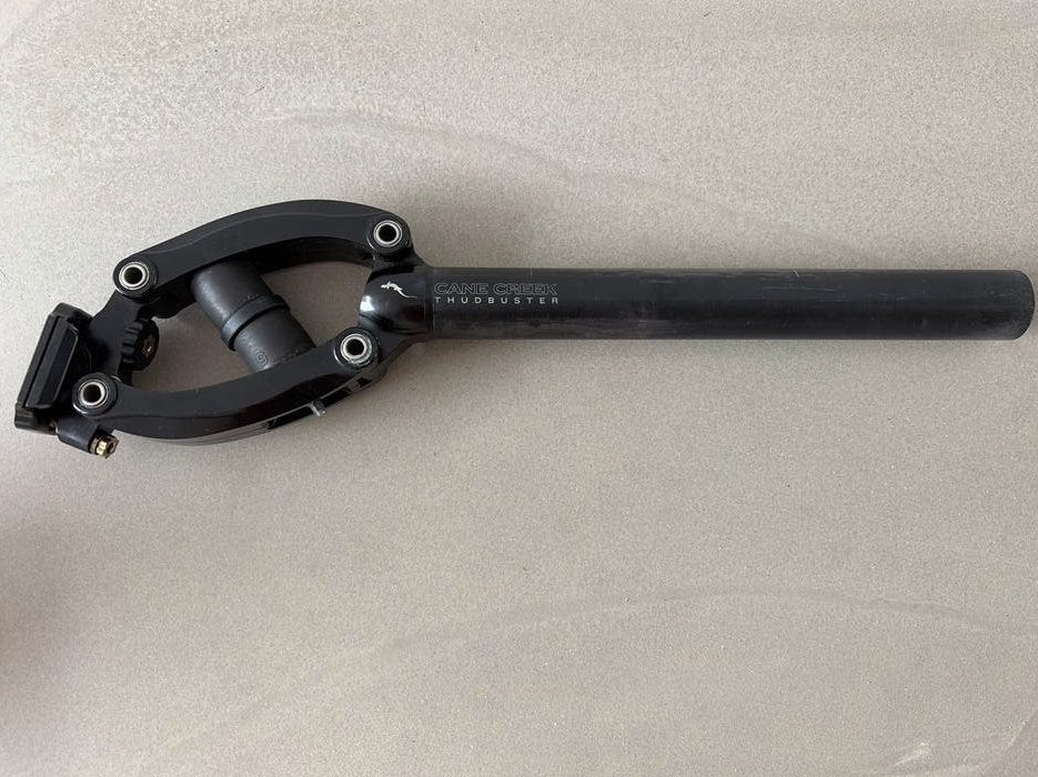 Cane Creek Thudbuster LT zadelpen 400mm 30.9mm, Fietsen en Brommers, Gebruikt, Overige typen, Aluminium, Ophalen