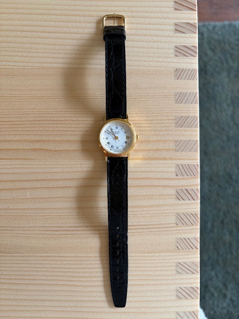 J. Chevalier quartz horloge - Swiss made, Sieraden, Tassen en Uiterlijk, Ophalen, Gebruikt, Staal, Overige merken