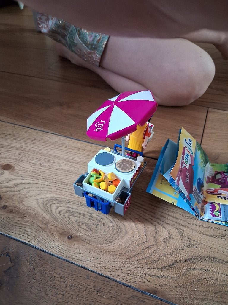 Playmobil 70614 bakfiets, Ophalen