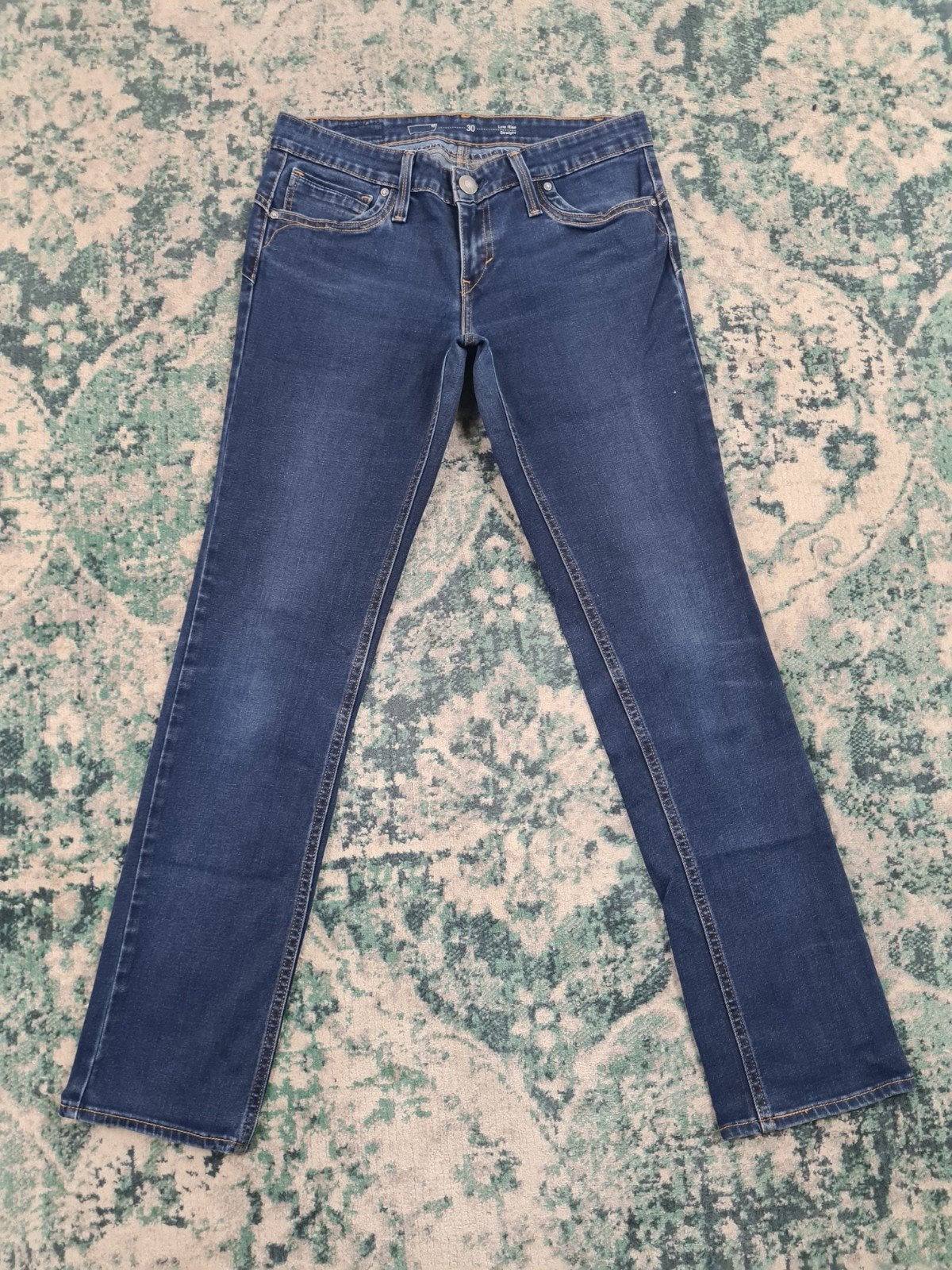 Levi's low rise straight W30 L32 Dames stretch Tulsi3032, Blauw, Ophalen of Verzenden, Zo goed als nieuw, W30 - W32 (confectie 38/40)