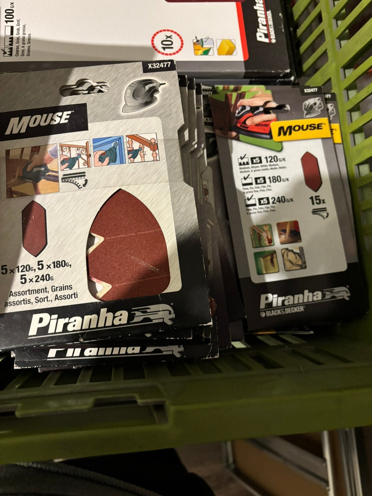 Black & Decker Piranha Mouse X32477, Ophalen of Verzenden, Nieuw, Minder dan 600 watt, Vlakschuurmachine
