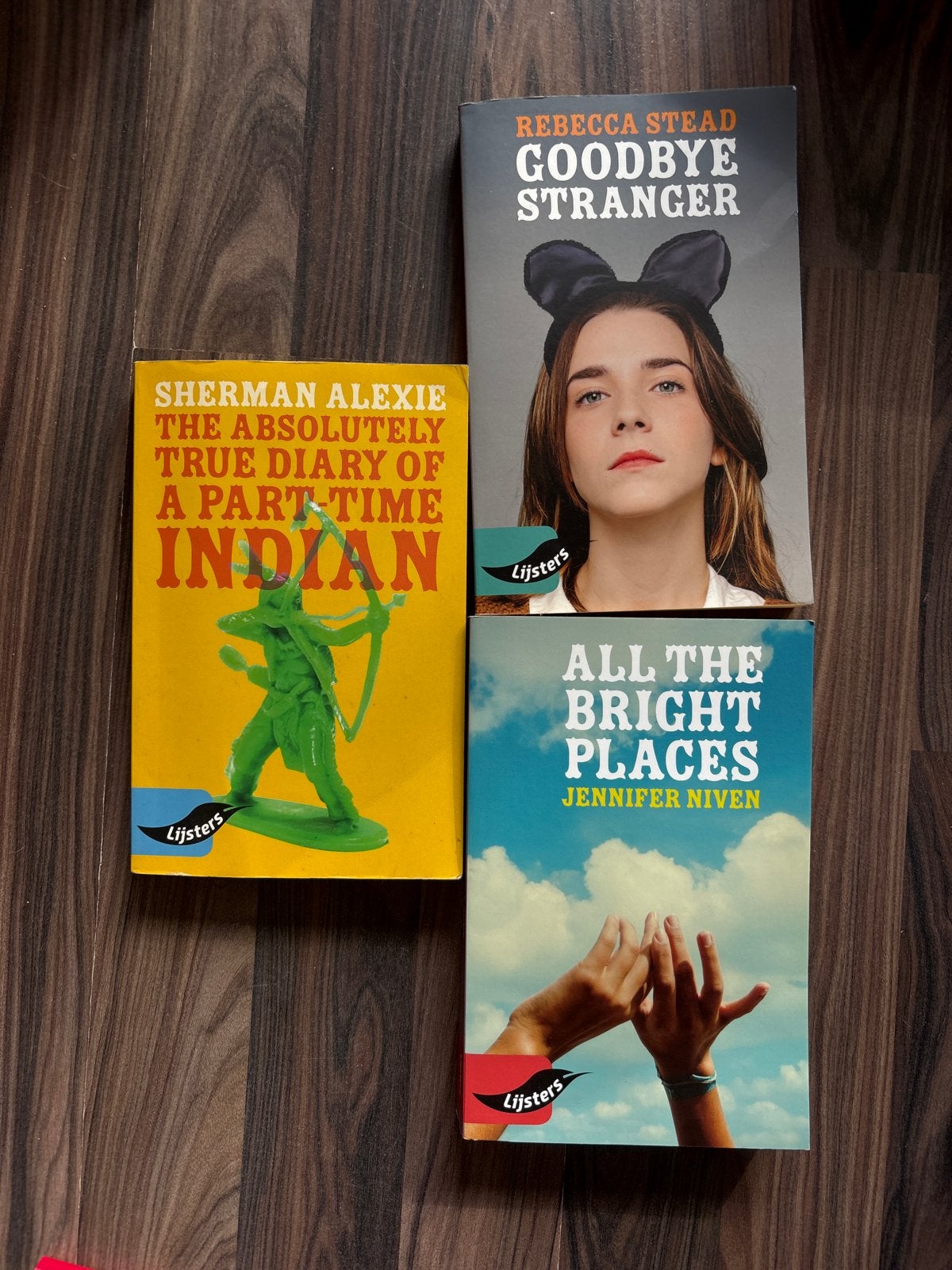 3 Lijsters boeken: Sherman Alexie, Rebecca Stead, Jennifer N, Ophalen, Zo goed als nieuw, Nederland