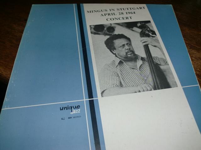 Mingus In Stuttgart  1964 Concert Unique Jazz  LP Italy, 1960 tot 1980, Gebruikt, Ophalen of Verzenden, 12 inch