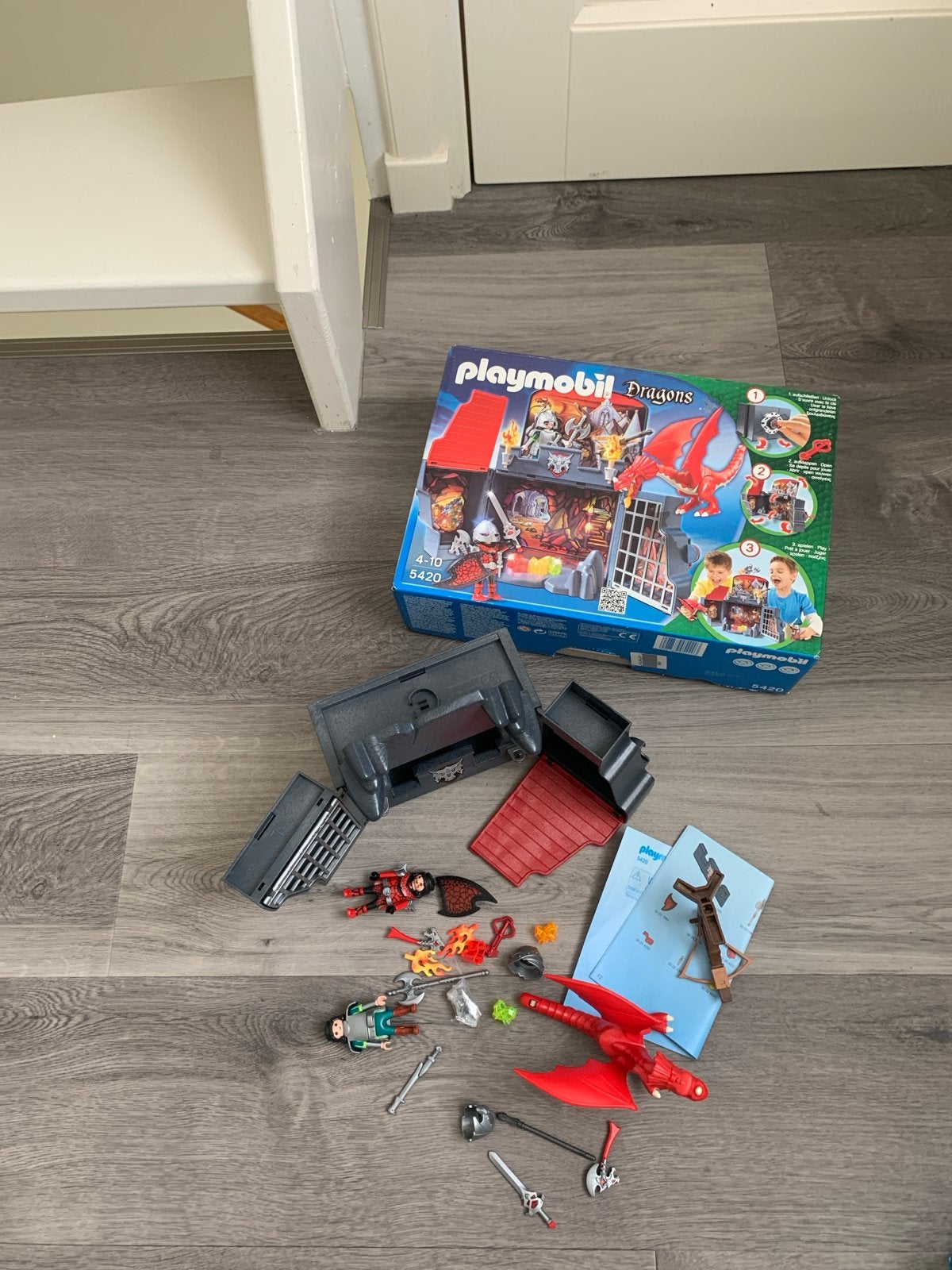 Playmobil Drakenburcht 5420 met doos en instructies, Kinderen en Baby's, Speelgoed | Playmobil, Gebruikt, Ophalen of Verzenden