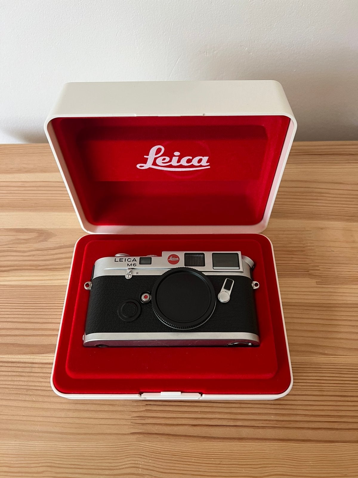 Leica M6 silver 0.72, Audio, Tv en Foto, Fotocamera's Analoog, Ophalen, Zo goed als nieuw, Compact, Leica