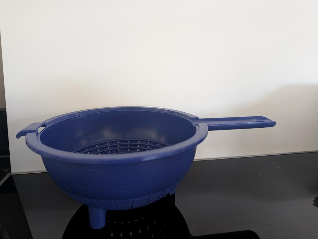 Tupperware vergiet, Ophalen of Verzenden, Gebruikt, Blauw, Overige typen