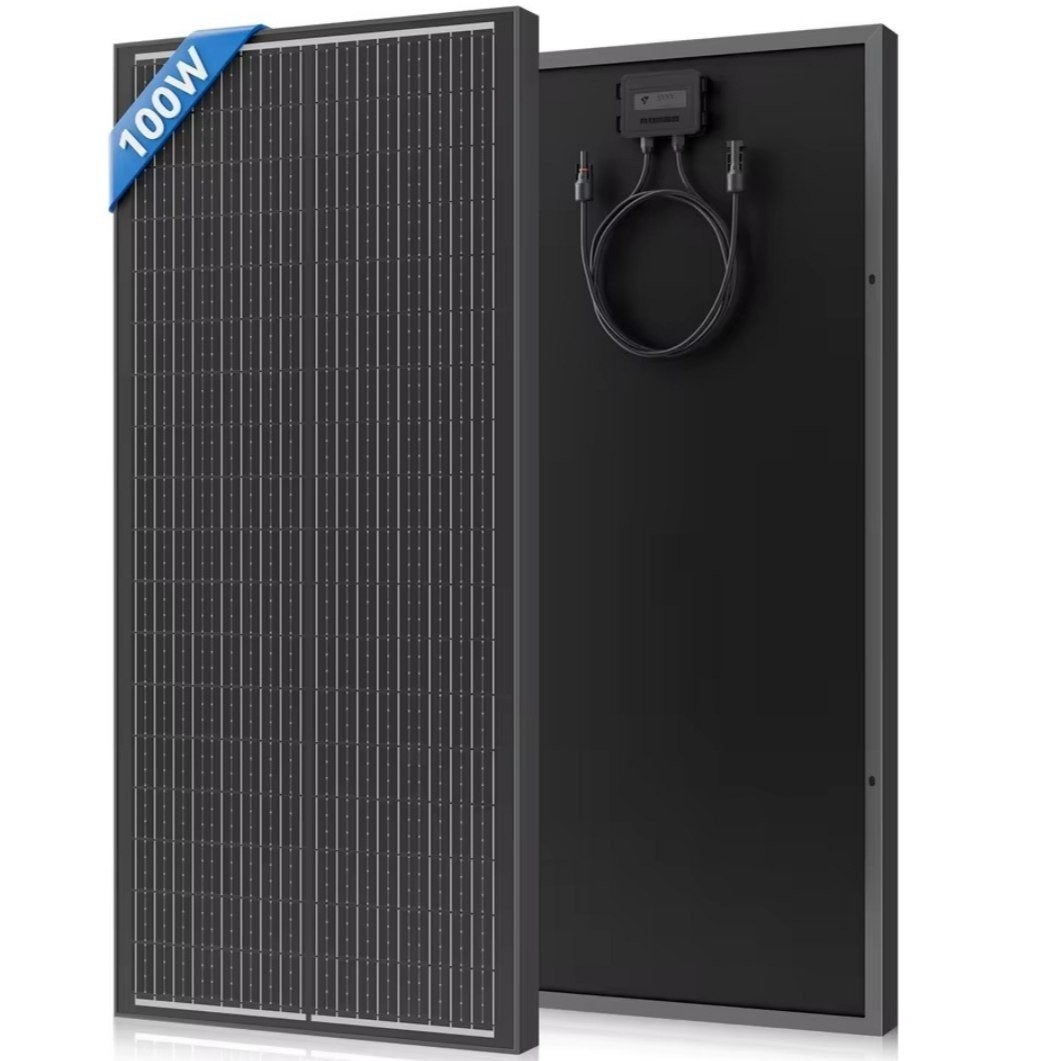 Zonnepaneel 12V 100W zwart N-type, Ophalen of Verzenden, Nieuw