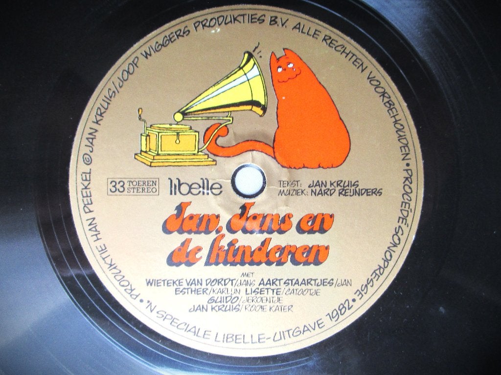 Jan Jans en de kinderen~Single Vinyl~Jan Kruis~Wieteke van, Verzamelen, Ophalen of Verzenden, Overige figuren, Zo goed als nieuw