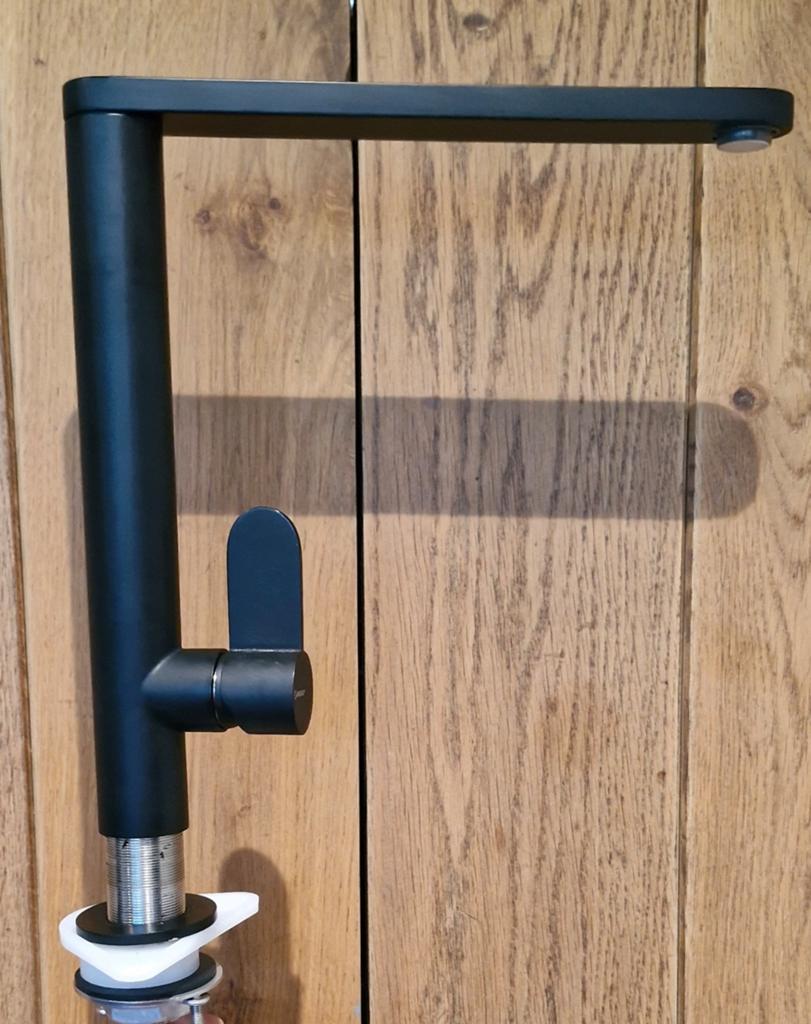 Nieuwe zwarte eenhendel keuken mengkraan, Ophalen of Verzenden, Nieuw, Kraan
