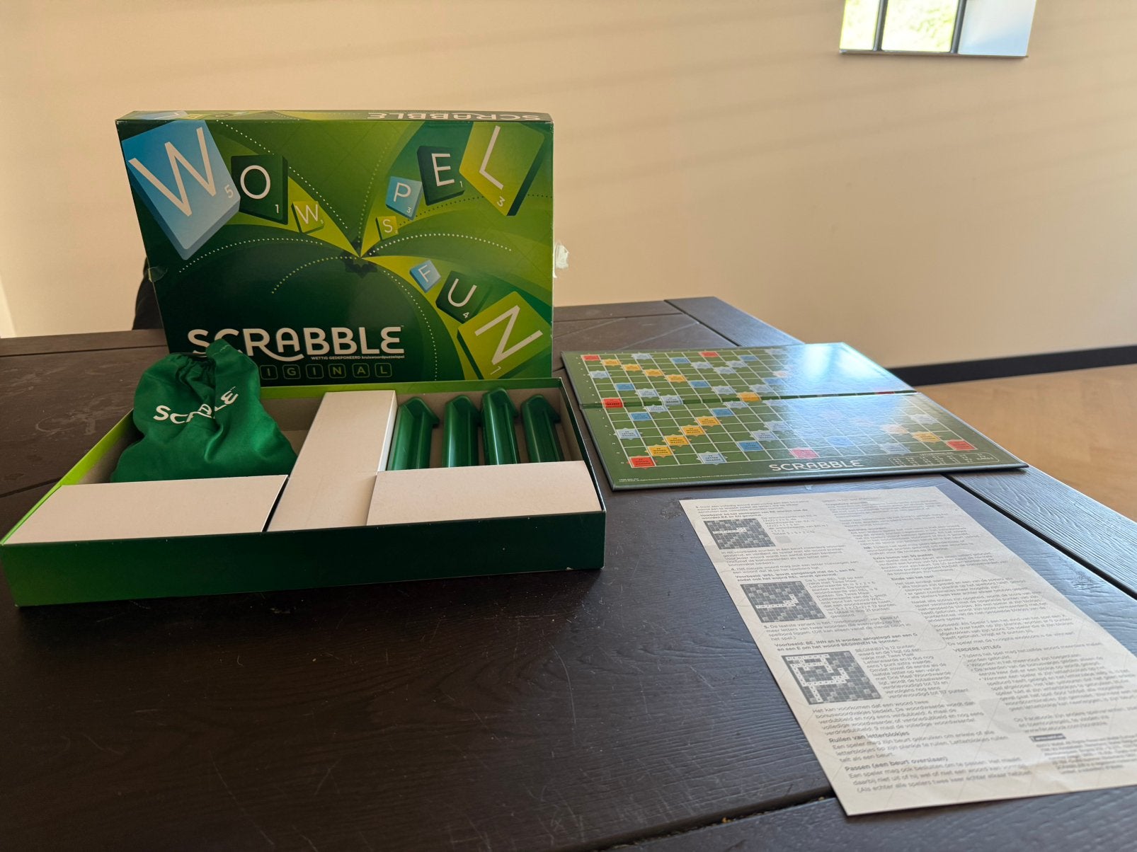 Scrabble, Ophalen, Gebruikt