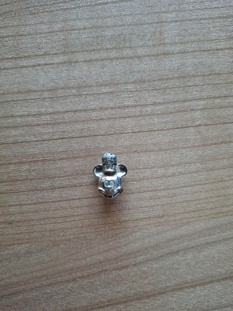 Pandora bedel Disney Steamboat Willie, Sieraden, Tassen en Uiterlijk, Bedels, Ophalen of Verzenden, Zo goed als nieuw, Zilver