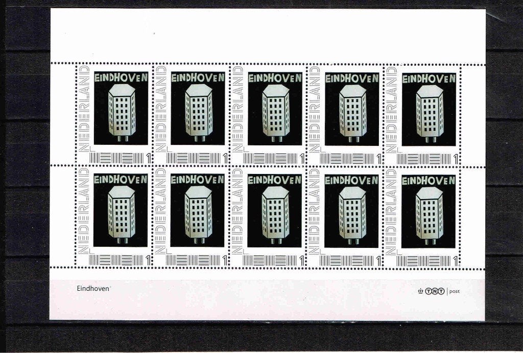 Eindhoven vel 10 persoonlijke zegels 1/nnp71, Ophalen of Verzenden, Na 1940, Postfris