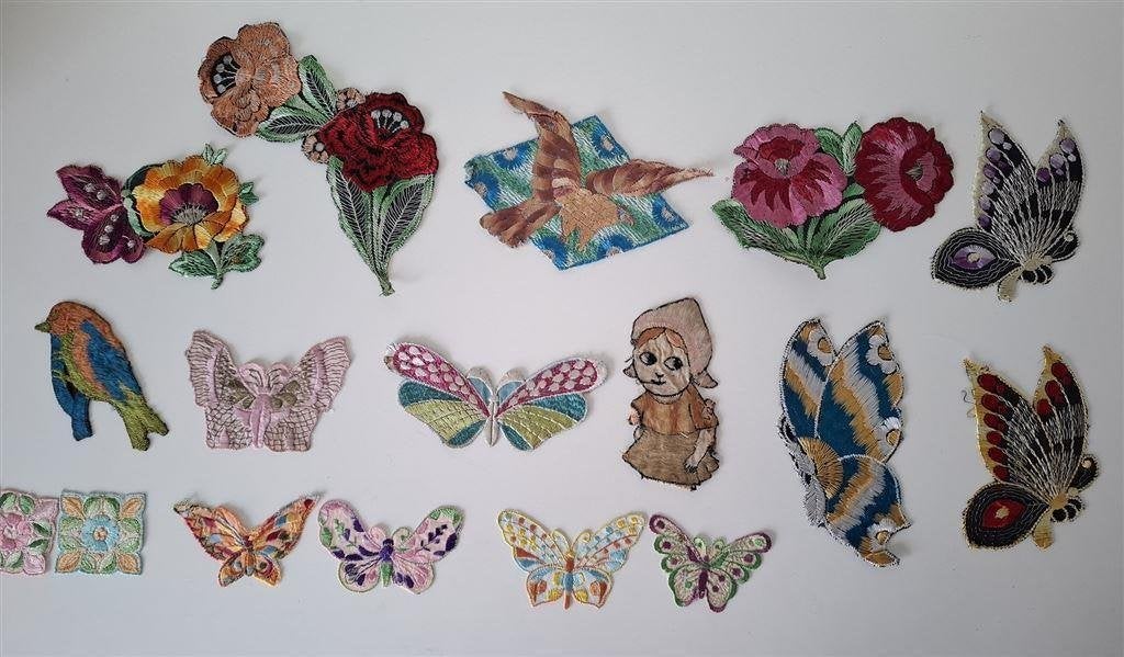 Turmac zijdjes, bloemen, vlinders en meer., Ophalen of Verzenden