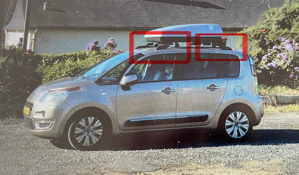 Dakdragers Citroen C3 railsysteem, Auto diversen, Dakdragers, Ophalen, Zo goed als nieuw