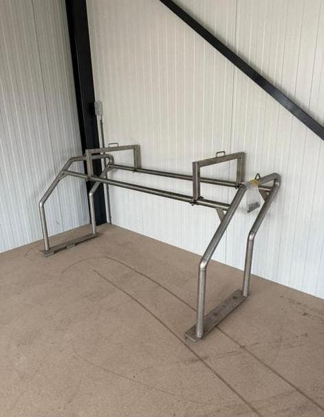 Rvs bandenrek voor Brian James trailer a4/c4, Auto diversen, Aanhangwagen-onderdelen, Ophalen, Zo goed als nieuw