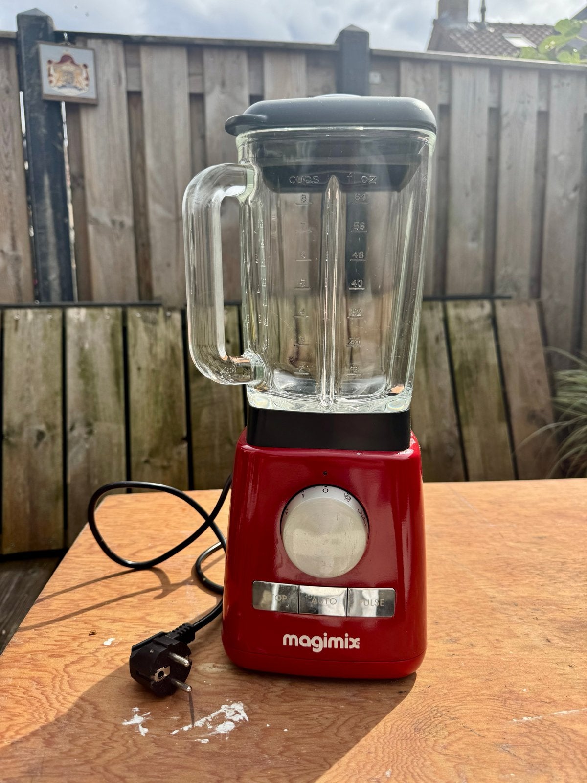 Magimix Power Blender - Smoothie Maker 1,8 Liter - Rood, Ophalen, Gebruikt, Powerblender