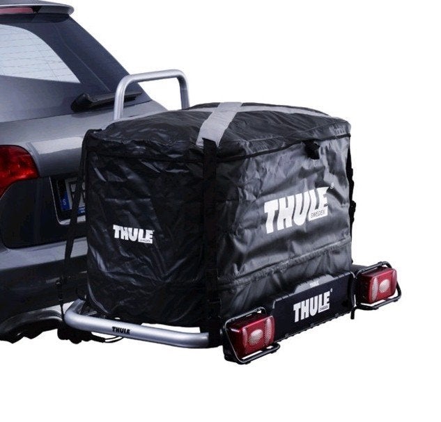 Trekhaaktas/koffer/rek Thule EasyBase 949 + EasyBag 948-4, Auto diversen, Ophalen, Gebruikt