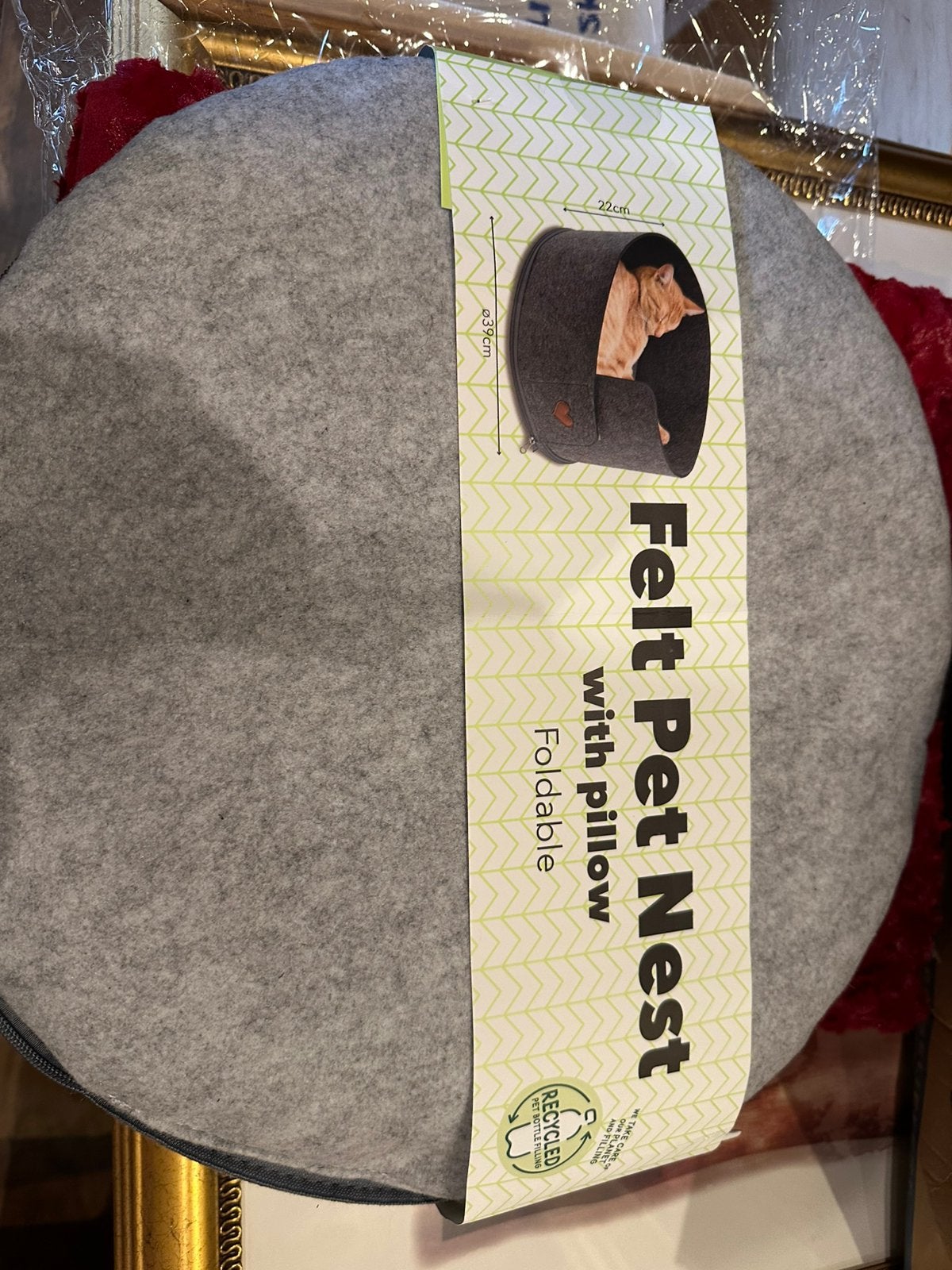Kattenmandje vilt, Ophalen, Nieuw