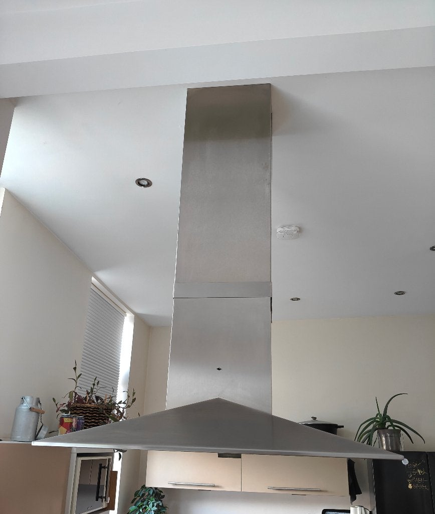 Keukenafzuigkap /afzuigkap Itho D7180, Witgoed en Apparatuur, Afzuigkappen, Ophalen, Gebruikt, 800 m³ per uur of meer, Eilandschouwkap