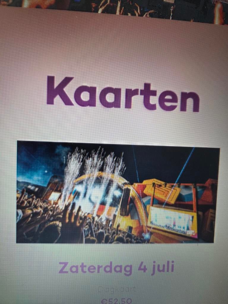 2 kaarten per stuk voor breda live 4 juli