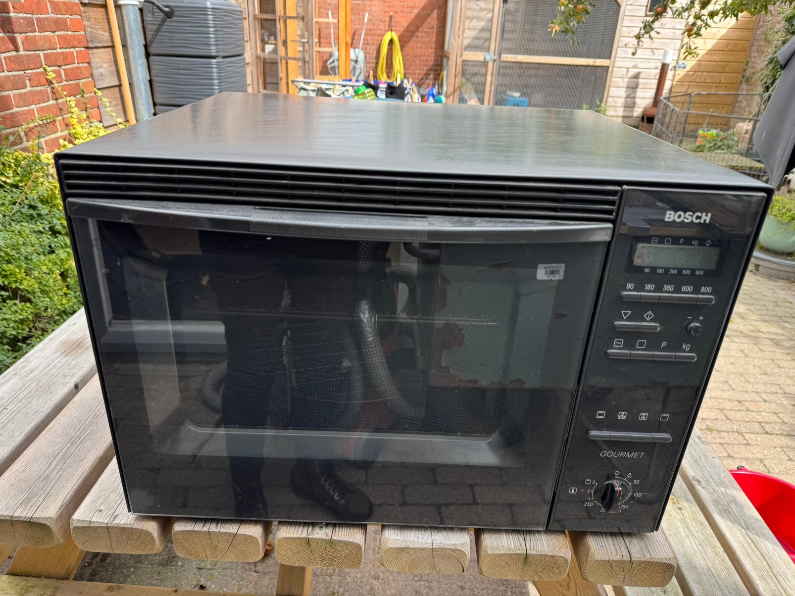 Goed werkende Bosch oven, Witgoed en Apparatuur, Ovens, Ophalen, Minder dan 45 cm, Gebruikt, Oven