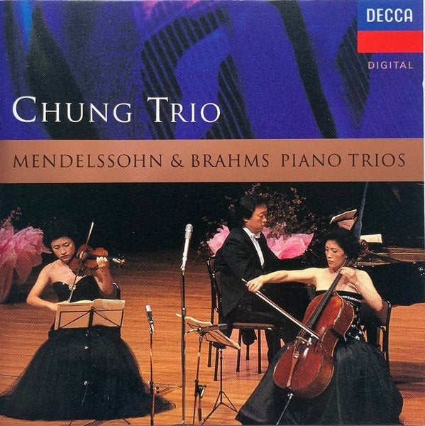 MENDELSSOHN & BRAHMS Piano trios CD CHUNG TRIO DECCA, Ophalen of Verzenden, Romantiek, Gebruikt, Kamermuziek