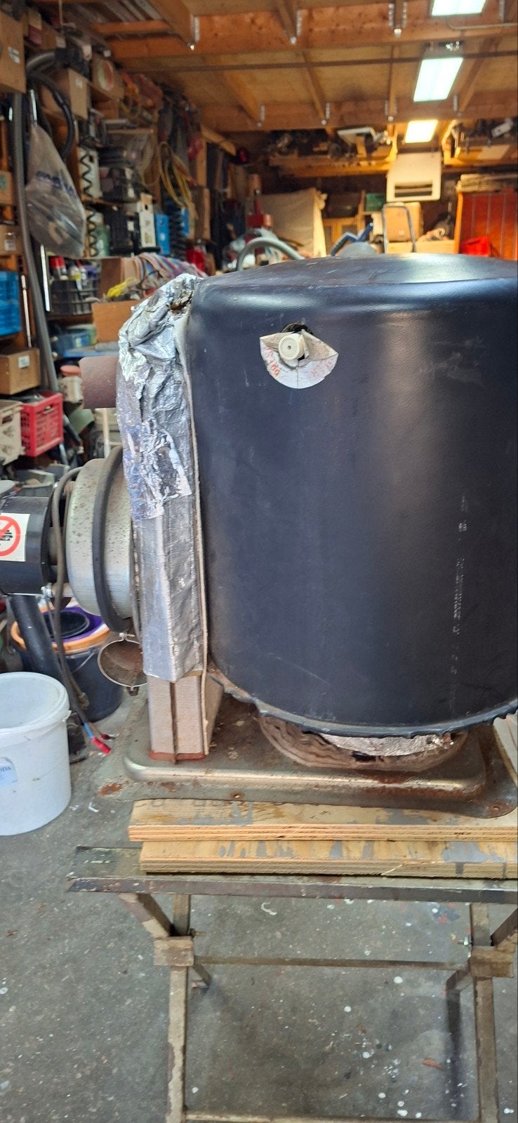 combi kachel boiler, Ophalen, Gebruikt