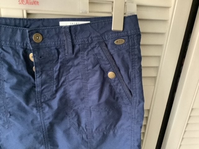 EDC Rok Maat 34 Blauw, Blauw, Ophalen of Verzenden, Zo goed als nieuw, Maat 34 (XS) of kleiner