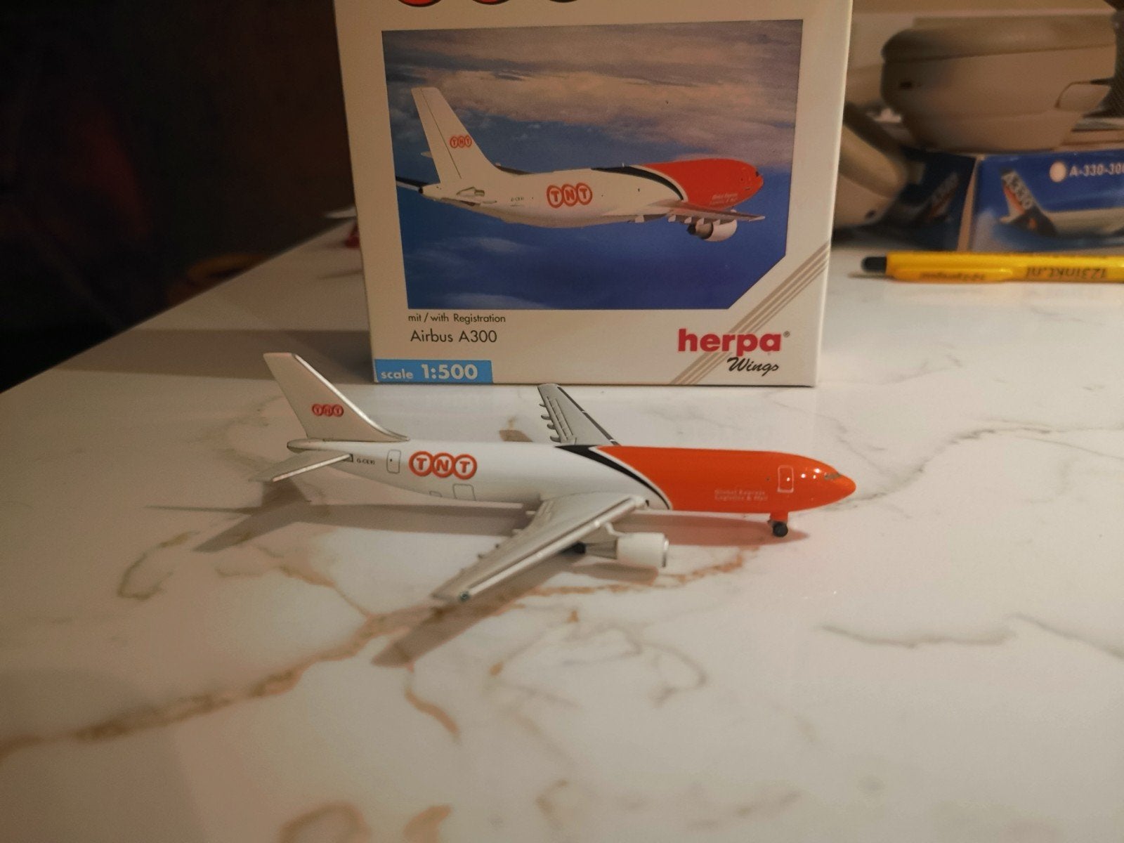 TNT A300 Herpa500 1:500 501903 Reg. G-CEXI, Overige merken, 1:200 of kleiner, Nieuw, Ophalen of Verzenden