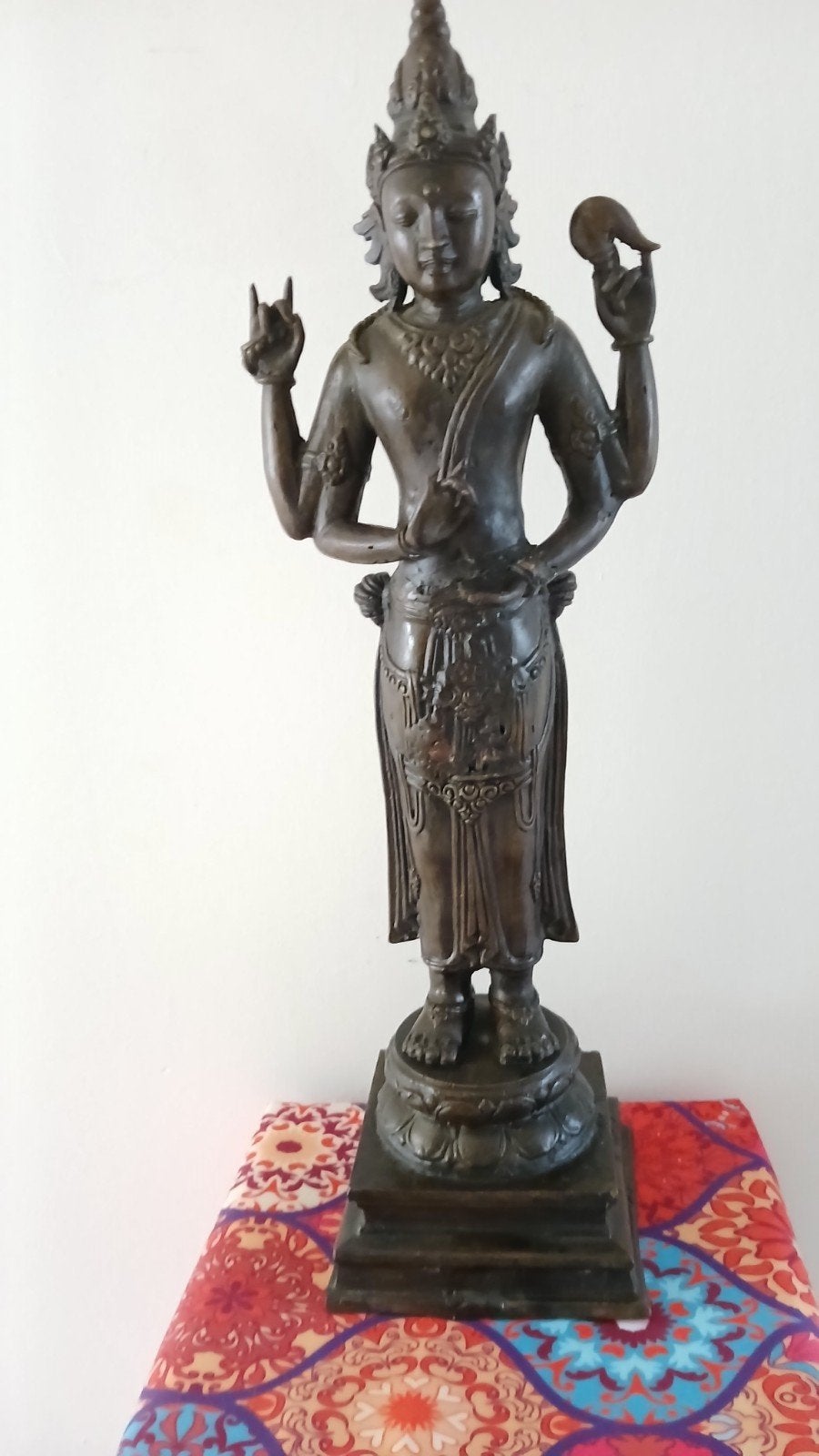 Shiva in 13e-eeuwse Majapahit-stijl., Huis en Inrichting, Woonaccessoires | Boeddhabeelden, Ophalen of Verzenden