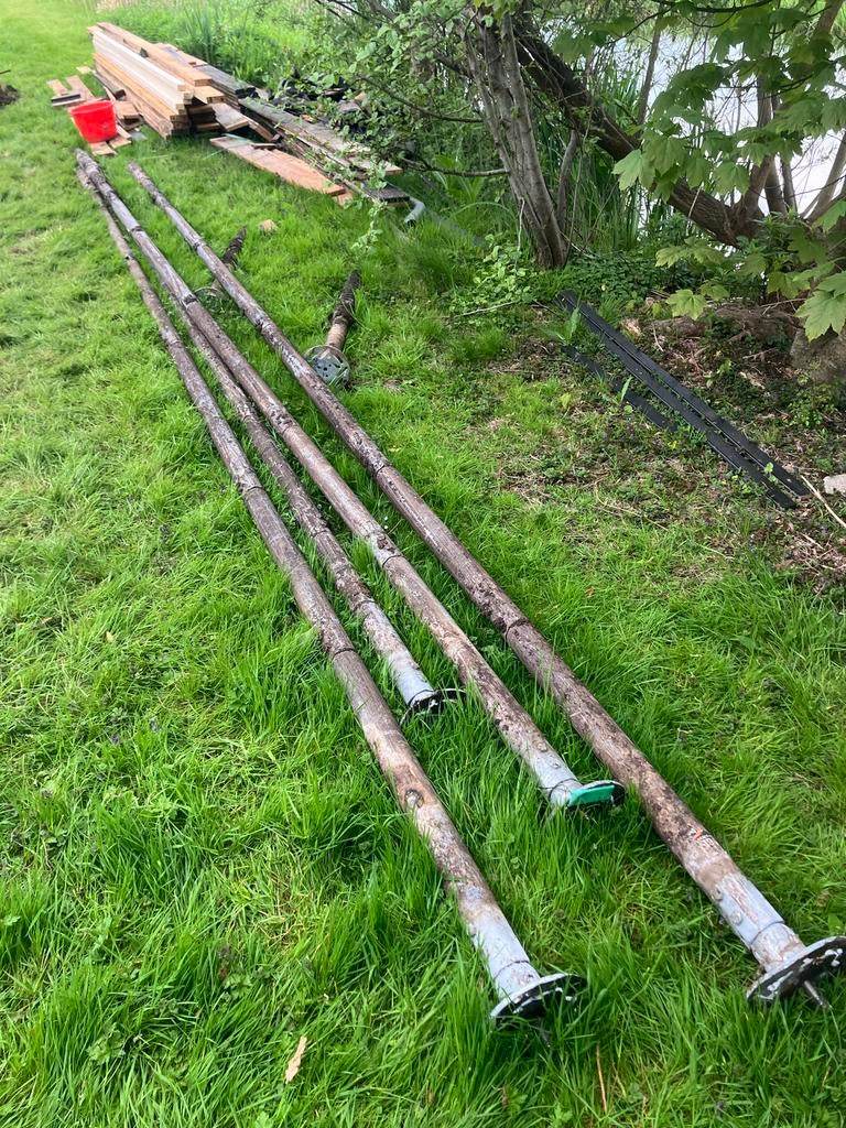Schroefpalen / Fundering - 4 stuks boorpalen, Ophalen, Gebruikt