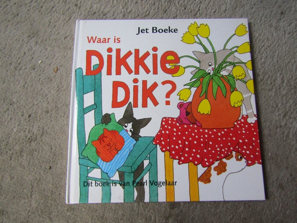 Boek: Waar is Dikkie Dik?, Ophalen of Verzenden, Gelezen, Jet Boeke