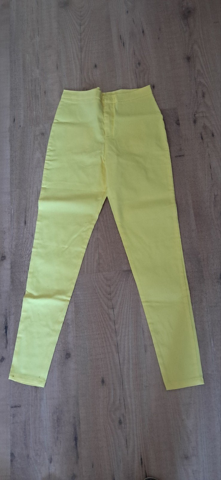 Gele broek - Maat xs, Geel, Ophalen of Verzenden, Zo goed als nieuw, Maat 36 (S)