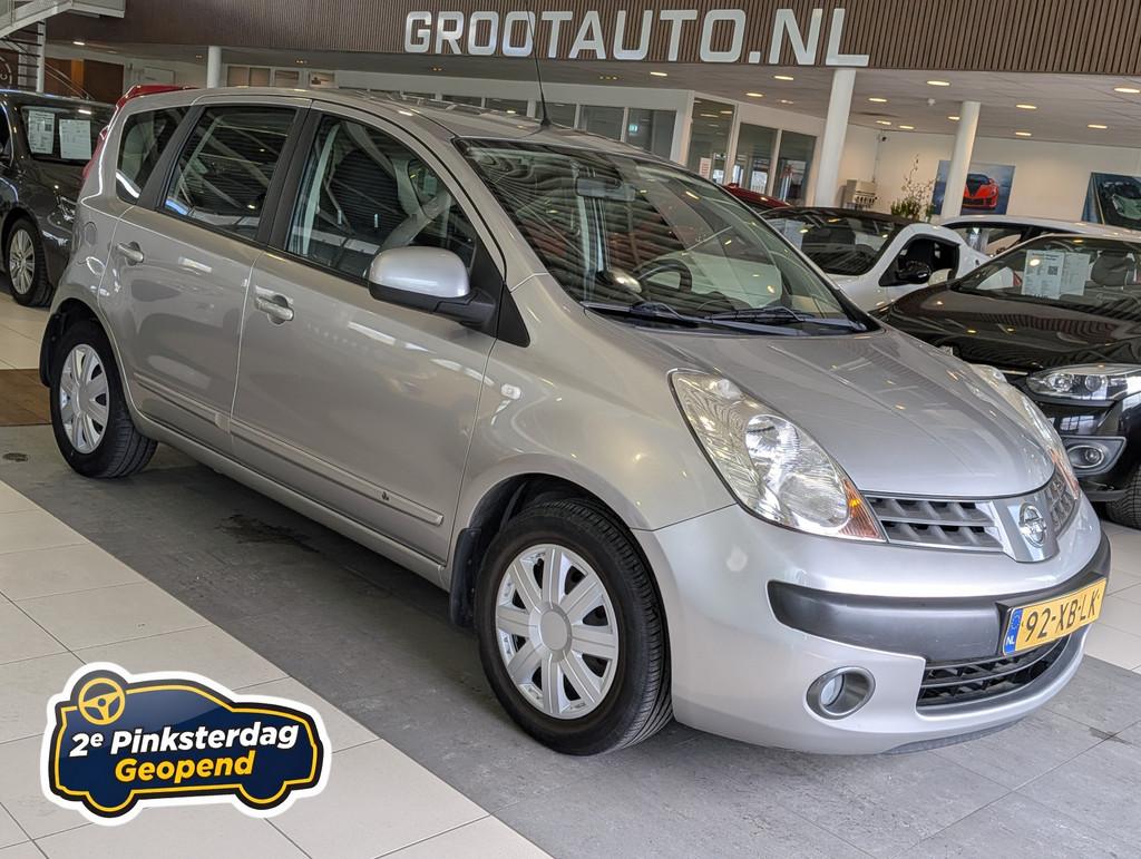 Nissan Note 1.4 First Note Airco, Trekhaak, Stuurbekrachtigi, Voorwielaandrijving, Stof, 4 cilinders, Elektrische ramen