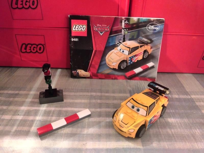 Lego Cars Jeff Gorvette 9481, Gebruikt, Overige thema's, Lego, Ophalen of Verzenden
