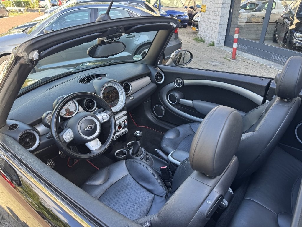 MINI Cabrio 1.6 Cooper S JCW Origineel Leer Navi Uniek, Auto's, Mini, Automatische klimaatregeling, Gebruikt, 4 cilinders, Cabriolet