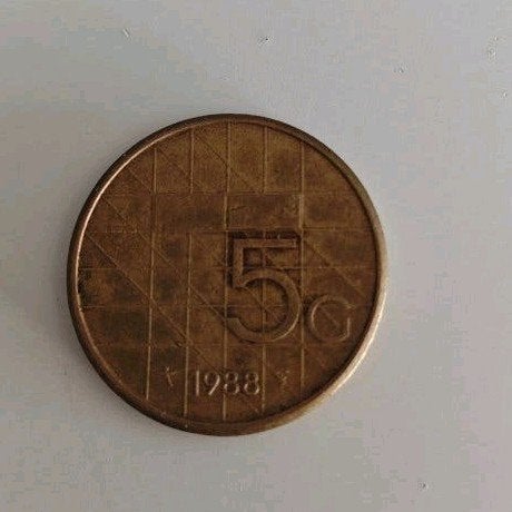 Gulden 5 vijf cent 1988 munt Beatrix stuiver, Ophalen of Verzenden, Koningin Beatrix, 5 cent, Losse munt