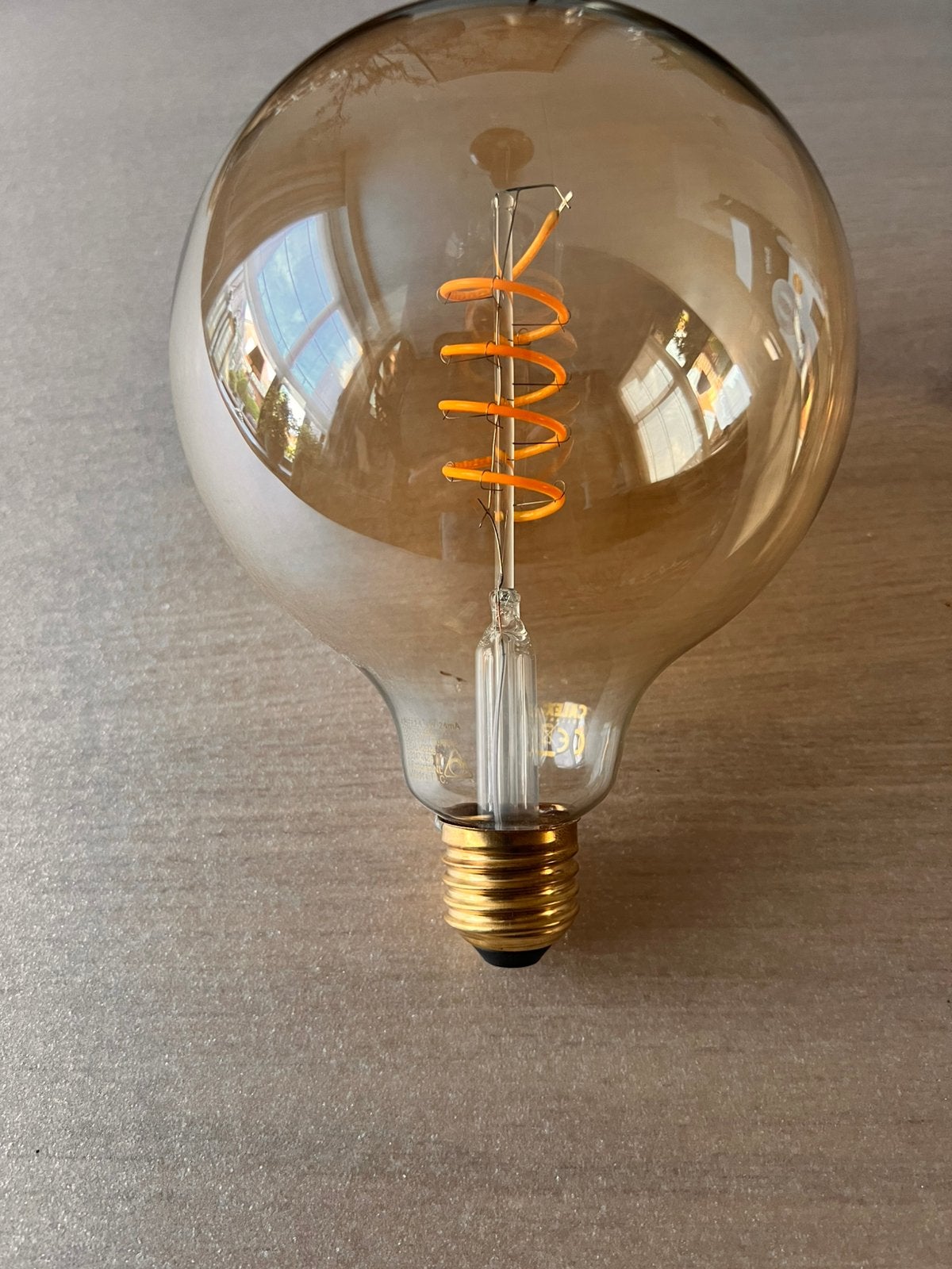 Bol Spiraal lamp doorsnede ca. 12 cm, Led-lamp, Dimbaar, Zo goed als nieuw, Overige merken
