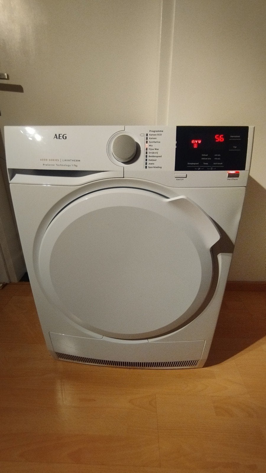 AEG Lavatherm 6000 Series Droger, Witgoed en Apparatuur, 6 tot 8 kg, Gebruikt, Ophalen of Verzenden, Voorlader
