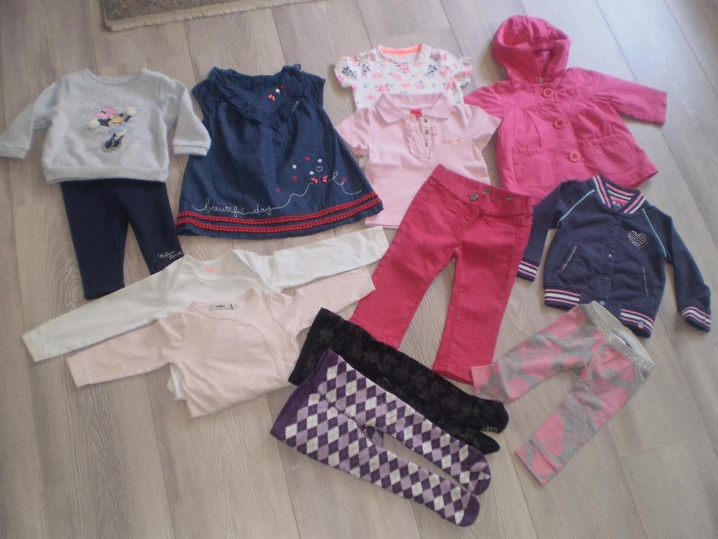 DISNEY/HEMA/ESPRIT/QUAPI e.a. meisjes pakket maat 68, Ophalen of Verzenden, Zo goed als nieuw, Maat 68
