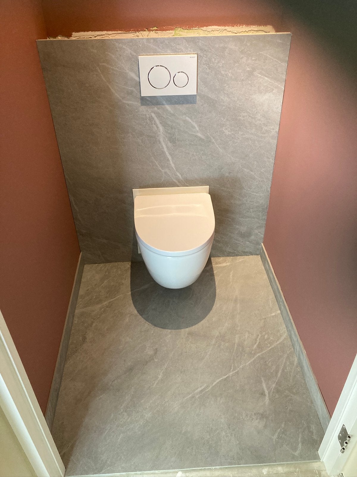 Nieuw: 2 natuursteenlook vloertegels grijs mat 120x120 cm, Doe-het-zelf en Verbouw, Tegels, Ophalen, 60 cm of meer, Nieuw, Minder dan 5 m²