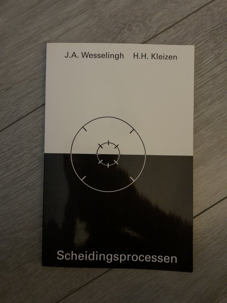 Scheidingsprocessen – Wesselingh & Kleizen, Boeken, Zo goed als nieuw, Overige onderwerpen, J.A. Wesselingh & H.H. Kleizen, Ophalen of Verzenden