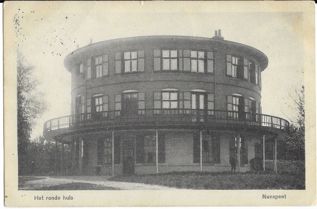 Nunspeet, Het ronde huis, Verzenden, 1920 tot 1940, Gelopen, Gelderland