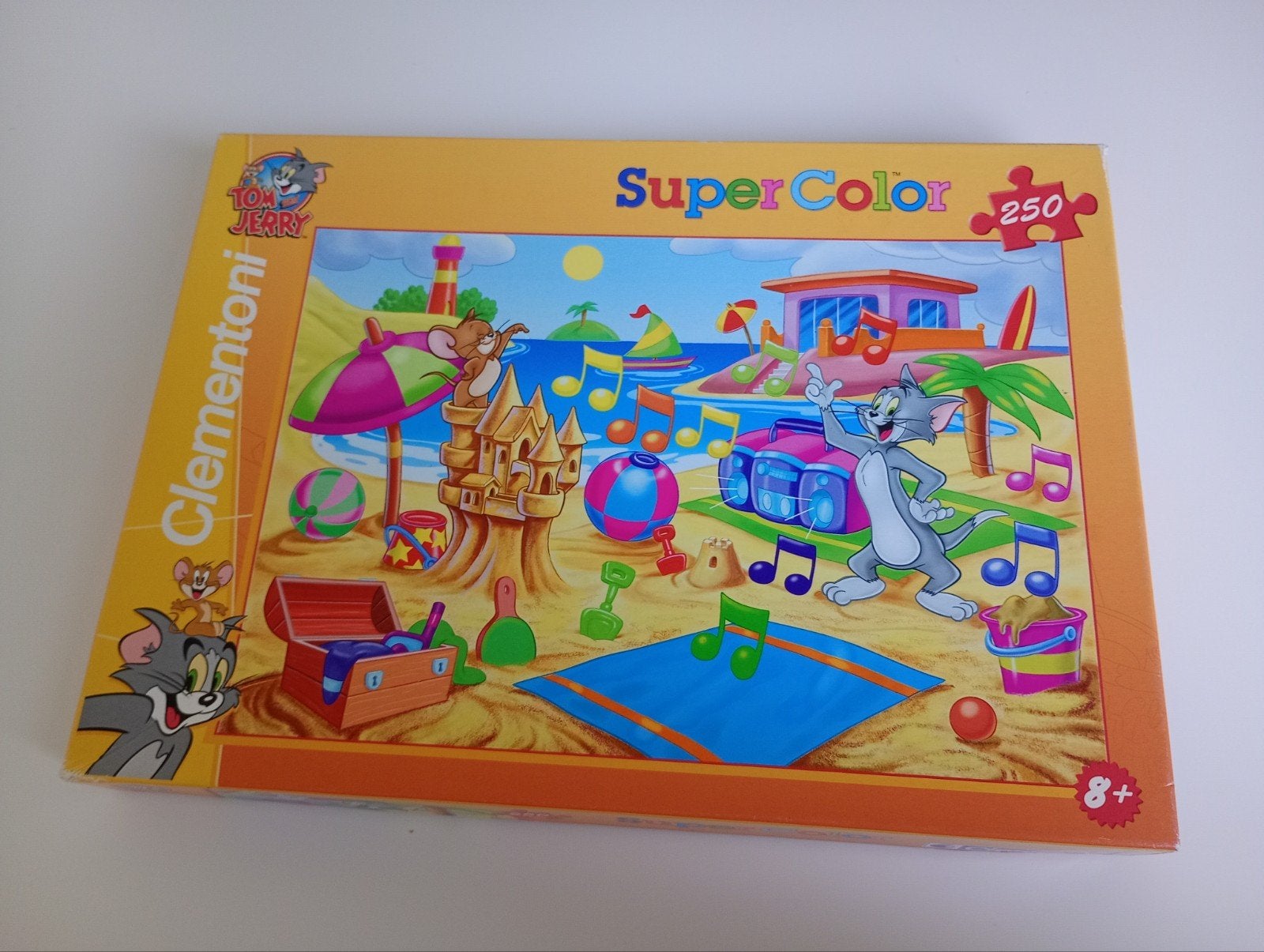 Puzzel 250 stukjes Tom en Jerry, Ophalen of Verzenden, Meer dan 50 stukjes, 6 jaar of ouder