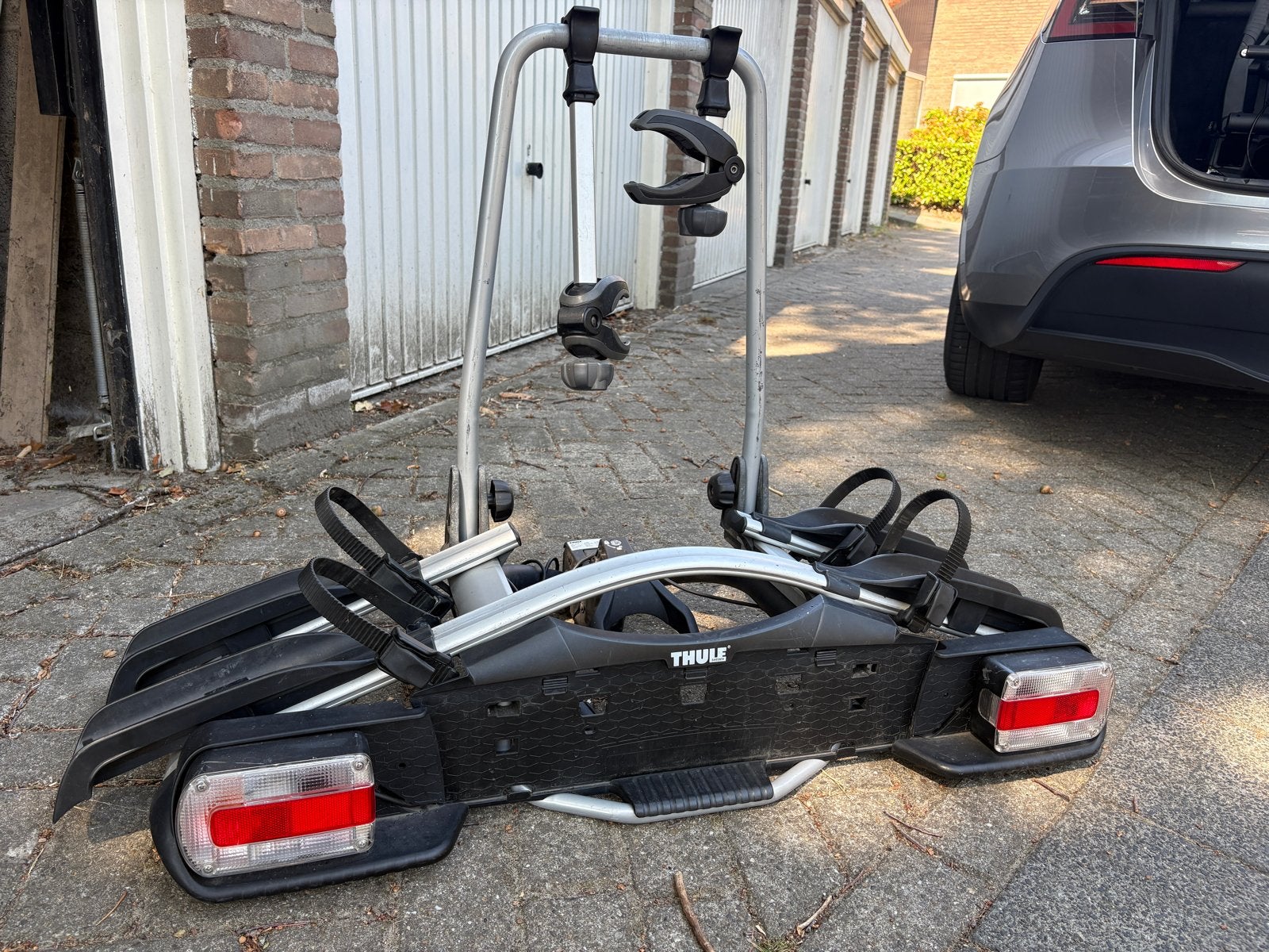 Thule Euroway 921 fietsendrager voor 2 fietsen, Auto diversen, Fietsendragers, Ophalen, 2 fietsen, Gebruikt, Trekhaakdrager
